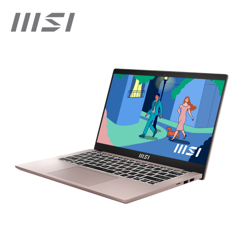 MSI Modern 14 C12M-258 14" FHD Laptop Beige Rose - Image 2